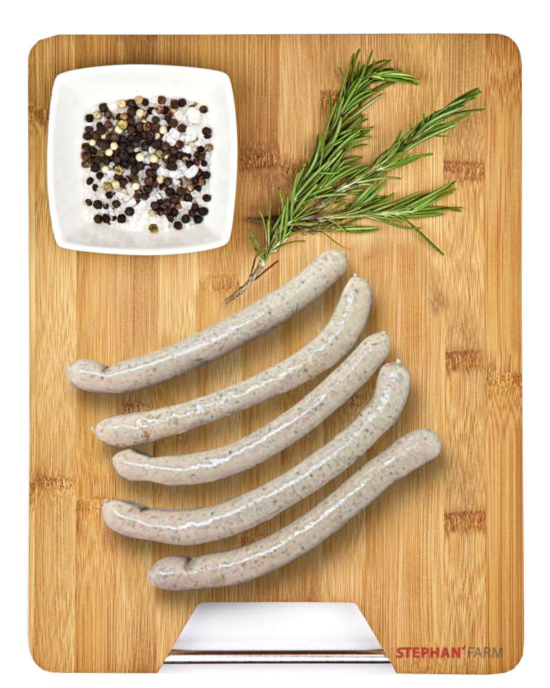 wagyu bratwurst klassisch, wagyu bratwurst caprese