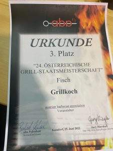 BBQ-Festival - Urkunde Fisch