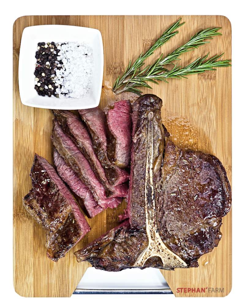 Porterhouse Steak gebraten