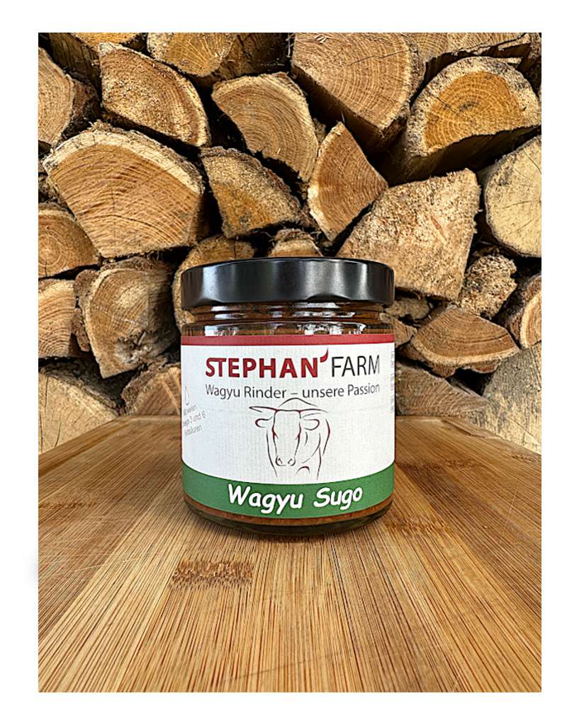 wagyu sugo im Glas